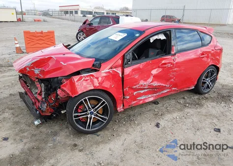 2016 Ford Focus St from USA, damaged, VIN 1FADP3L9XGL207423